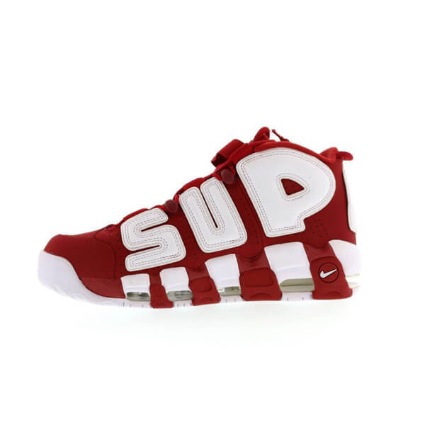 大人気【モアテン 偽物】ナイキ エアモアアップテンポ 偽物★AIR MORE UPTEMPO x シュプリーム 20050421