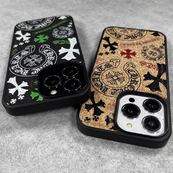 【新作】クロムハーツ ケース偽物 iPhone 16/15/14/13/12/Pro Max/Plus/Pro/Phoneケース コピー Phone007