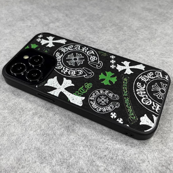 【新作】クロムハーツ ケース偽物 iPhone 16/15/14/13/12/Pro Max/Plus/Pro/Phoneケース コピー Phone007